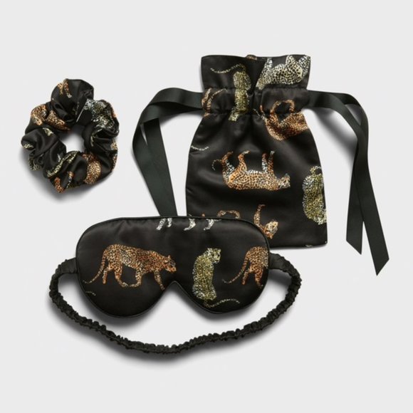 Banana Republic Satin Eye Mask & Scrunchie Travel Set - Picture 1 of 11